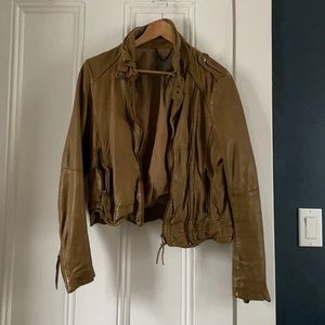Muubaa Moto Leather Jacket